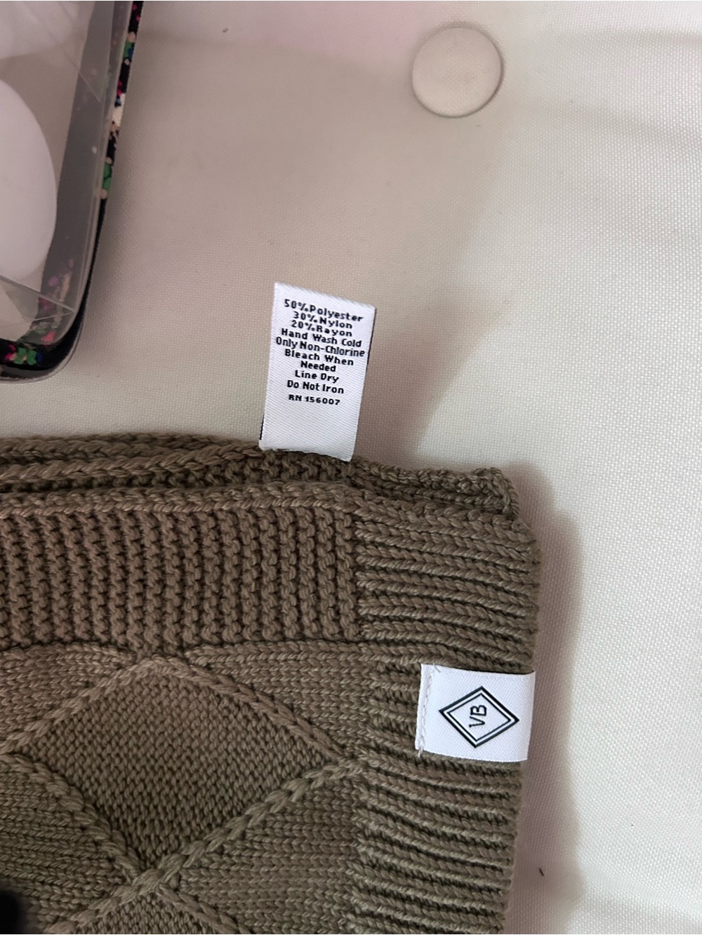 Vera Bradley Knit Scarf and travel accessories! Both items for the price of one